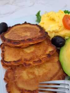Quick and Easy Caribbean-Style, Pumpkin Fritters for a delicious breakfast.