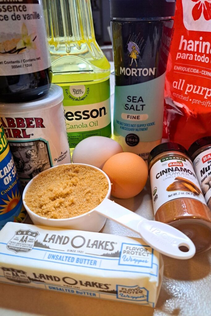 Banana Muffin Ingredients